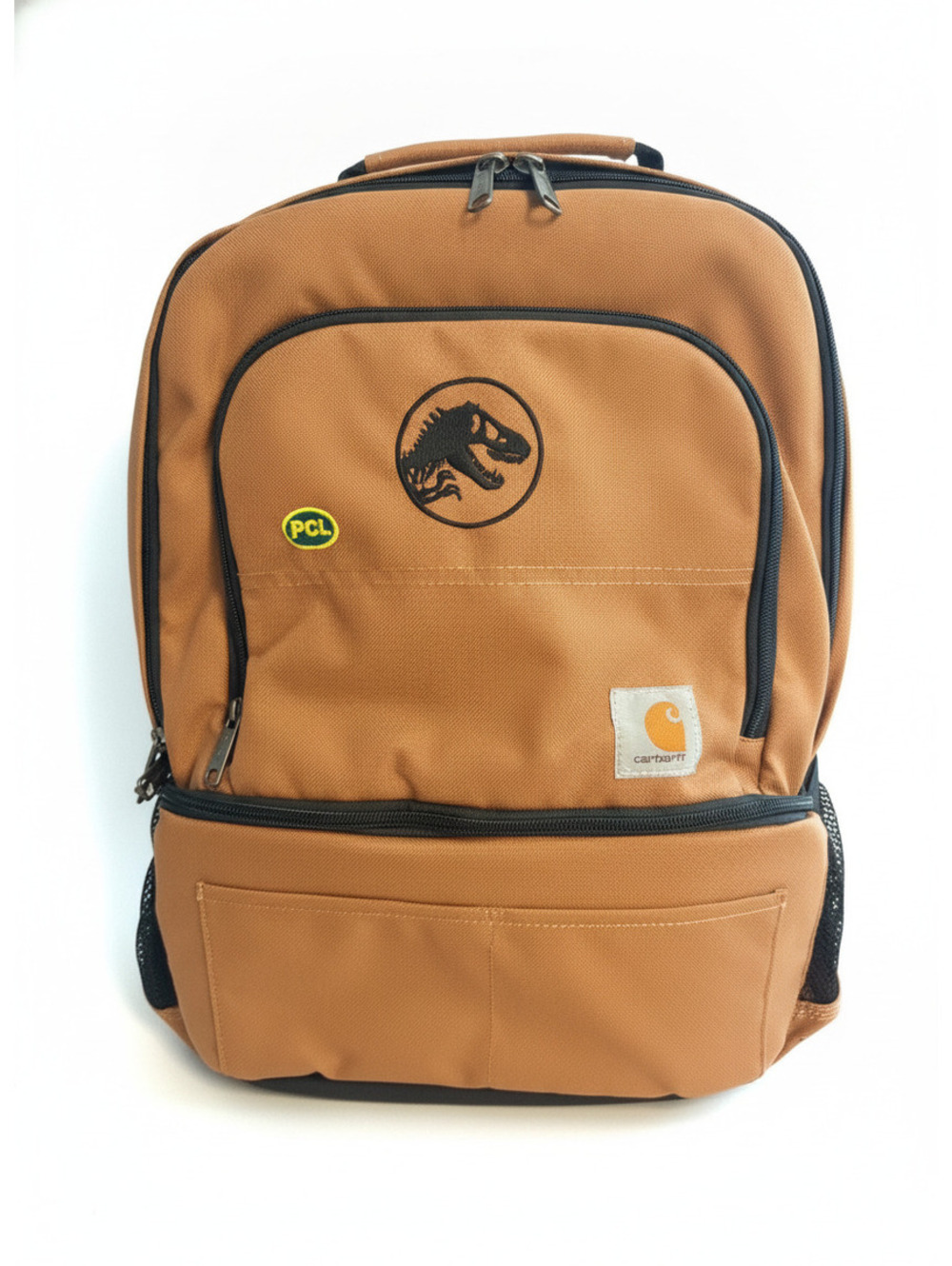 Carhartt Brown Black Backpack From Mill to Millions Heritage Patch Embroidered
